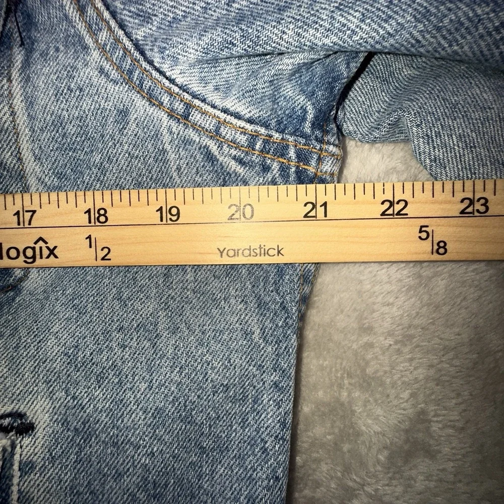 Levis Denim Jean Jacket‎ Trucker Mens Large 42R Made In USA Vintage 70506